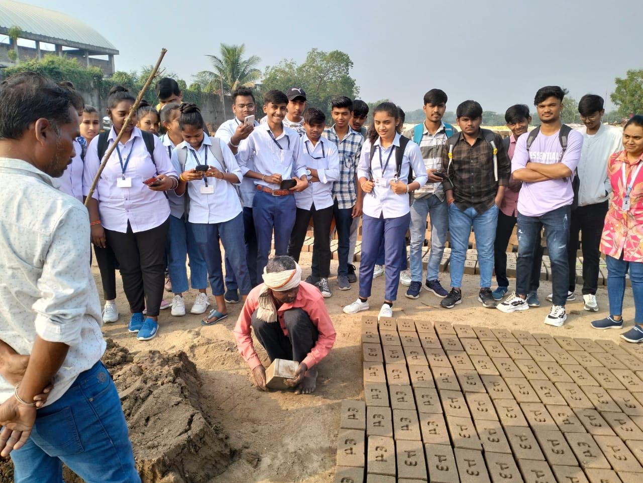 Unit Field Visit At Datt Bricks Manufacturing , Vadoli Circle, Surat